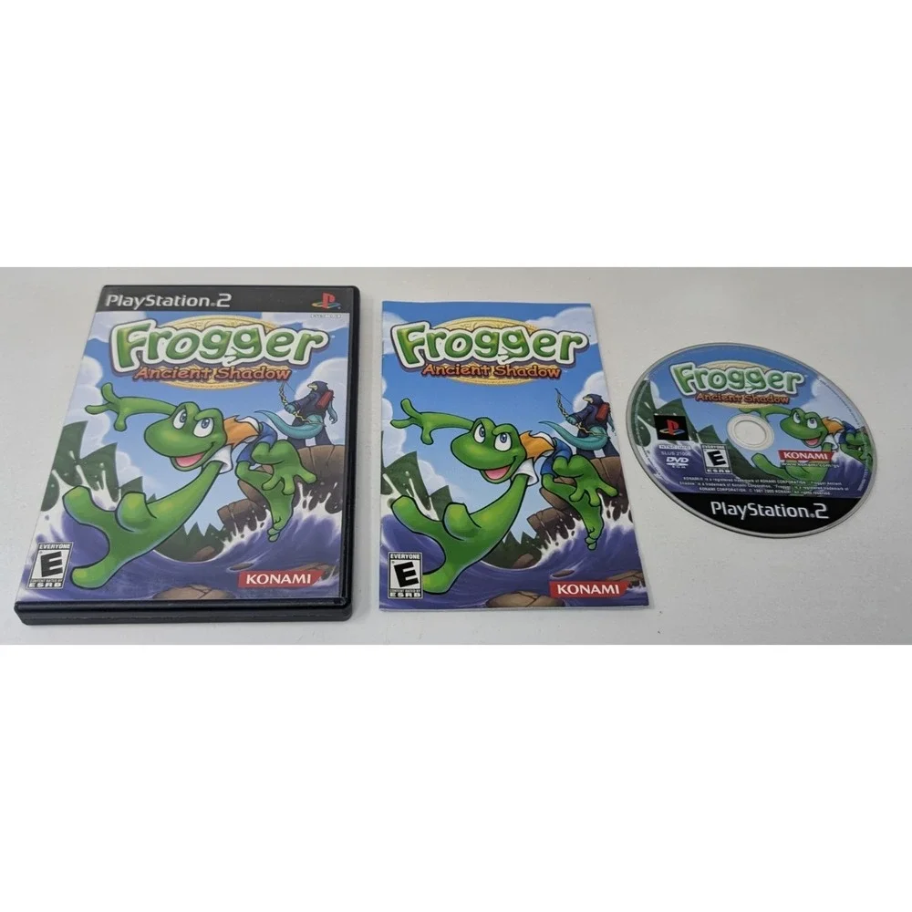 Frogger Ancient Shadow‎ PlayStation 2 2005 PS2 Game Complete CIB Platformer VTG